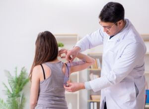 An orthopedic therapist can help improve your range of motion. 