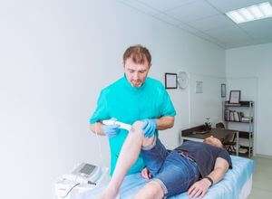 A sports therapy doctor can create a customized treatment plan for their patients. 